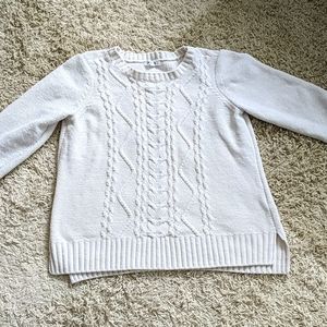 Cream chenille sweater